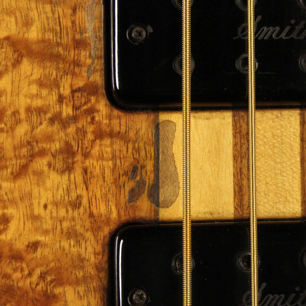 Used 1990 Ken Smith BT4G Electric Bass Guitar Natural — 5
