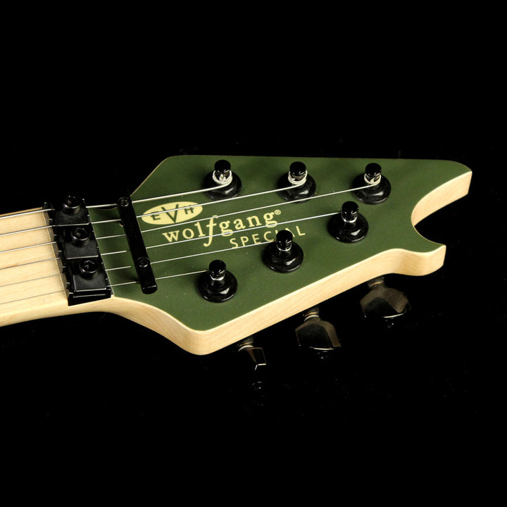 Used 2015 EVH Van Halen Wolfgang Special Electric Guitar Satin Olive Green