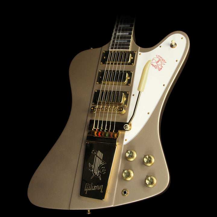 Used 2013 Gibson Custom Shop 20th Anniversary 1965 Firebird VII Electric Guitar Golden Mist