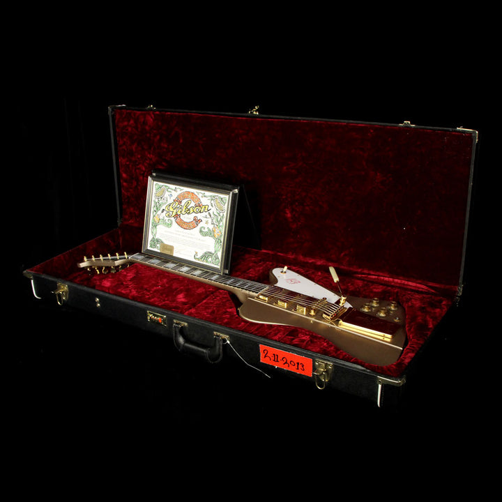 Used 2013 Gibson Custom Shop 20th Anniversary 1965 Firebird VII Electric Guitar Golden Mist