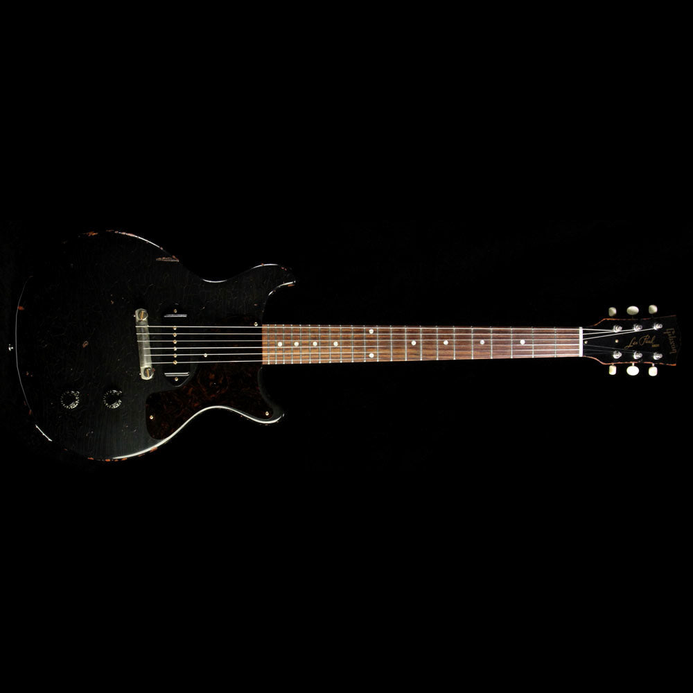 Used 2017 Gibson Custom Shop Collectors Choice #19 Dave Hinson 1959 Les Paul Junior Doublecut Electric Guitar Aged Ebony — 2