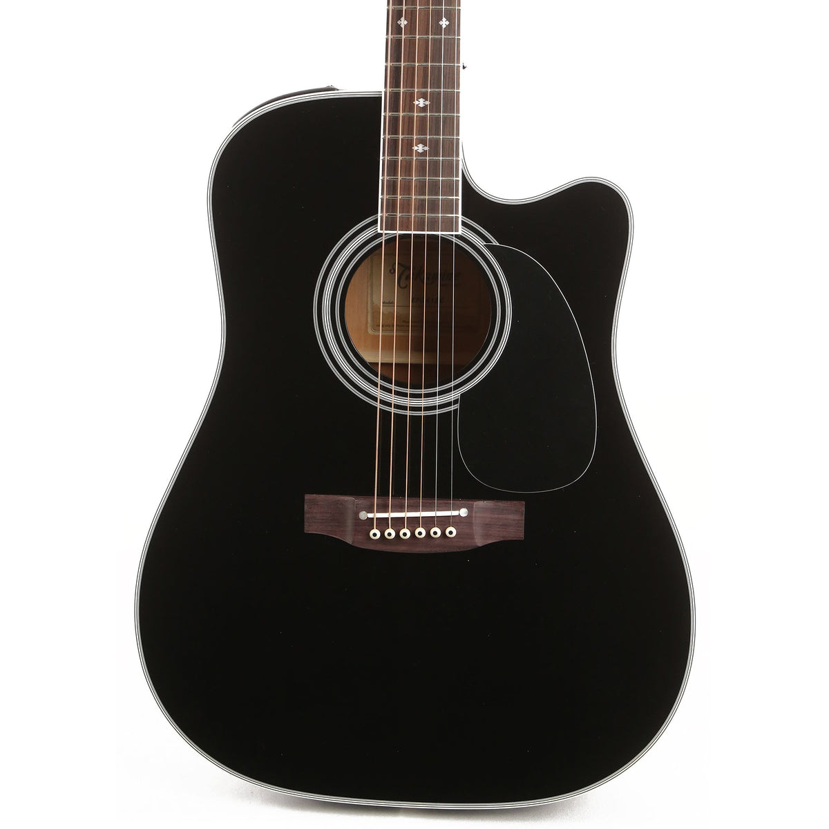 Takamine EF341SC Acoustic Gloss Black — 1