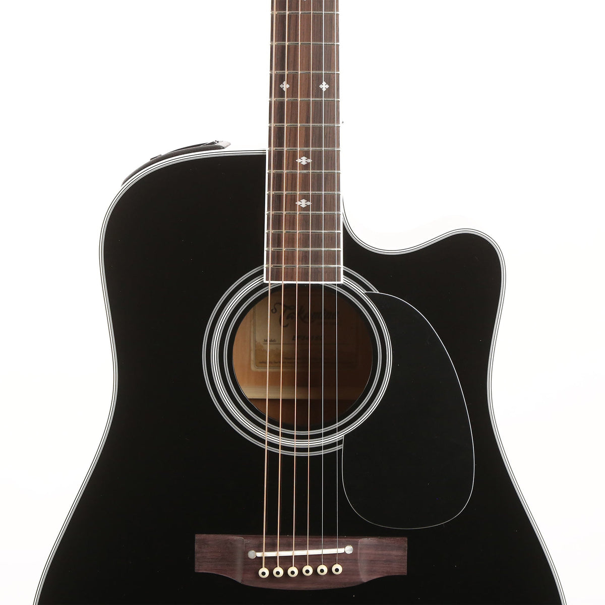 Takamine EF341SC Acoustic Gloss Black — 6