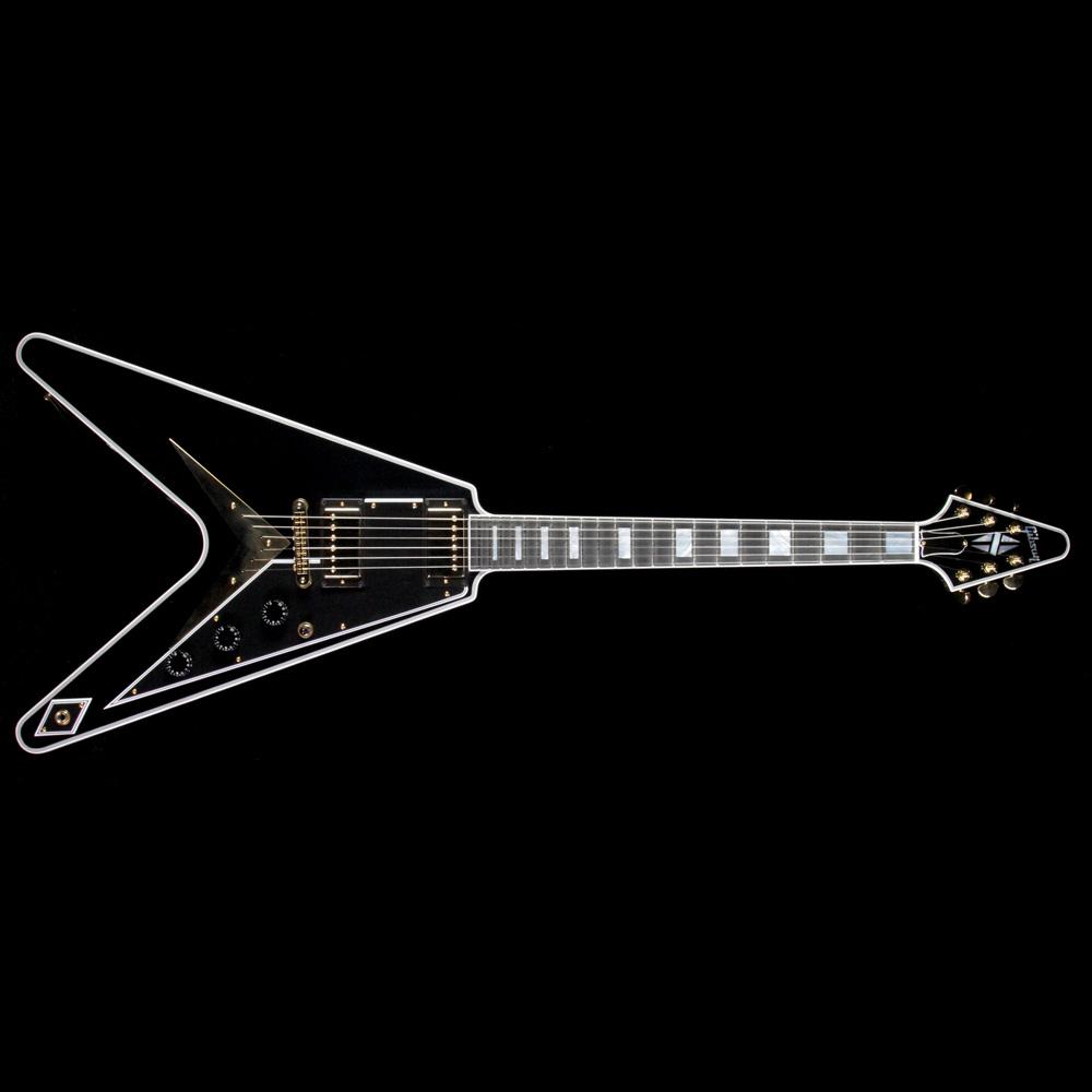 Gibson Custom Shop Flying V Custom Ebony — 2