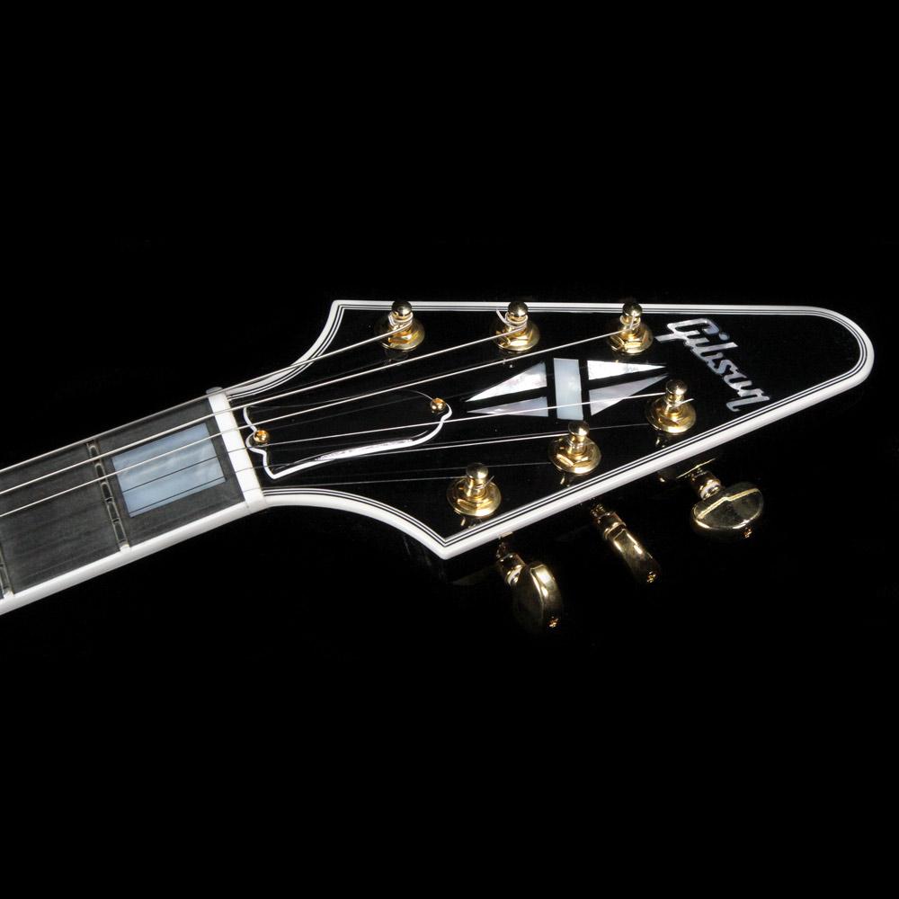 Gibson Custom Shop Flying V Custom Ebony — 7