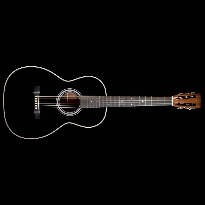 Martin Custom Shop 0-28 Koa 12 Fret Acoustic Guitar Black — 2