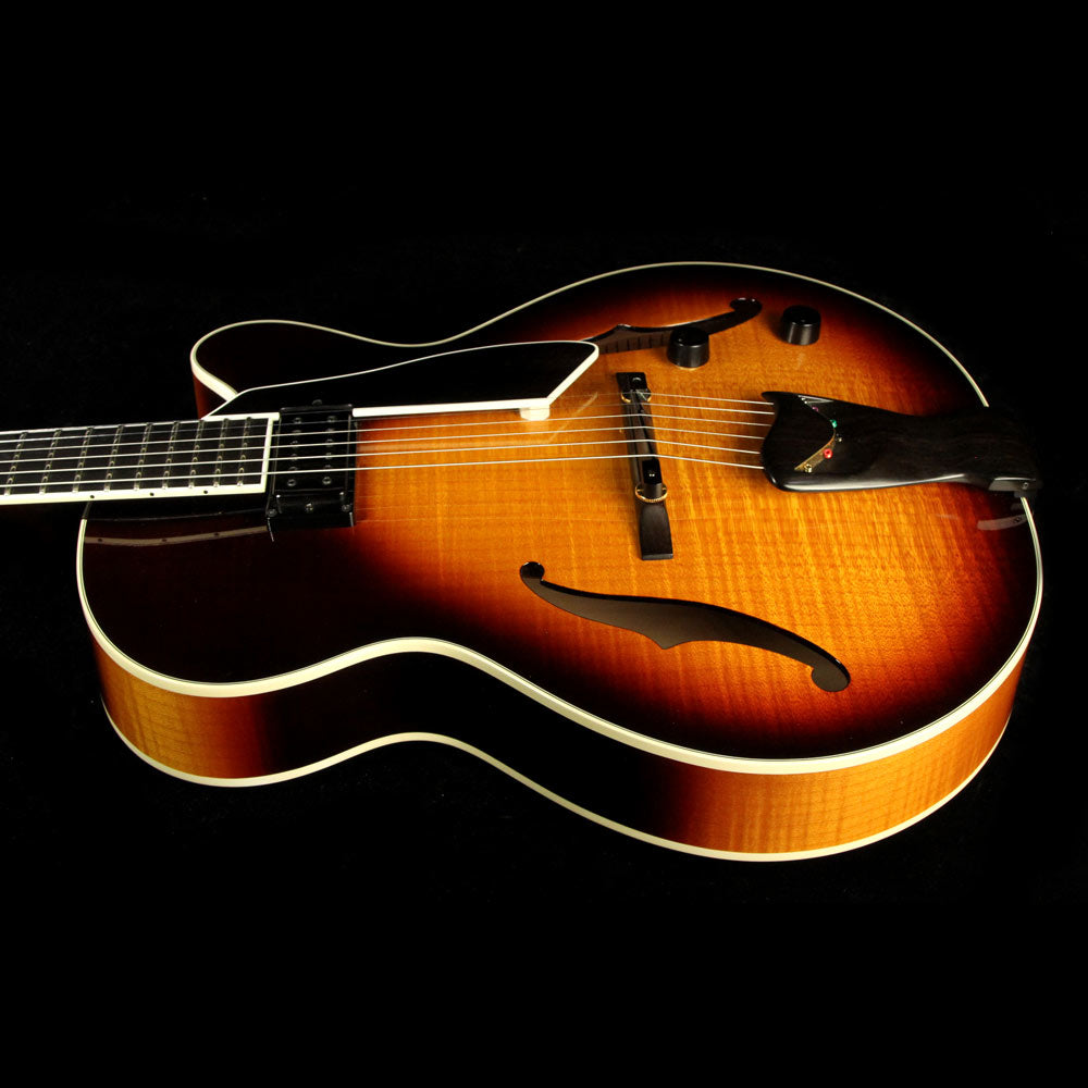 Used 1997 Fender Custom Shop Masterbuilt Steven Stern D'Aquisto Deluxe Archtop Electric Guitar Sunburst — 7
