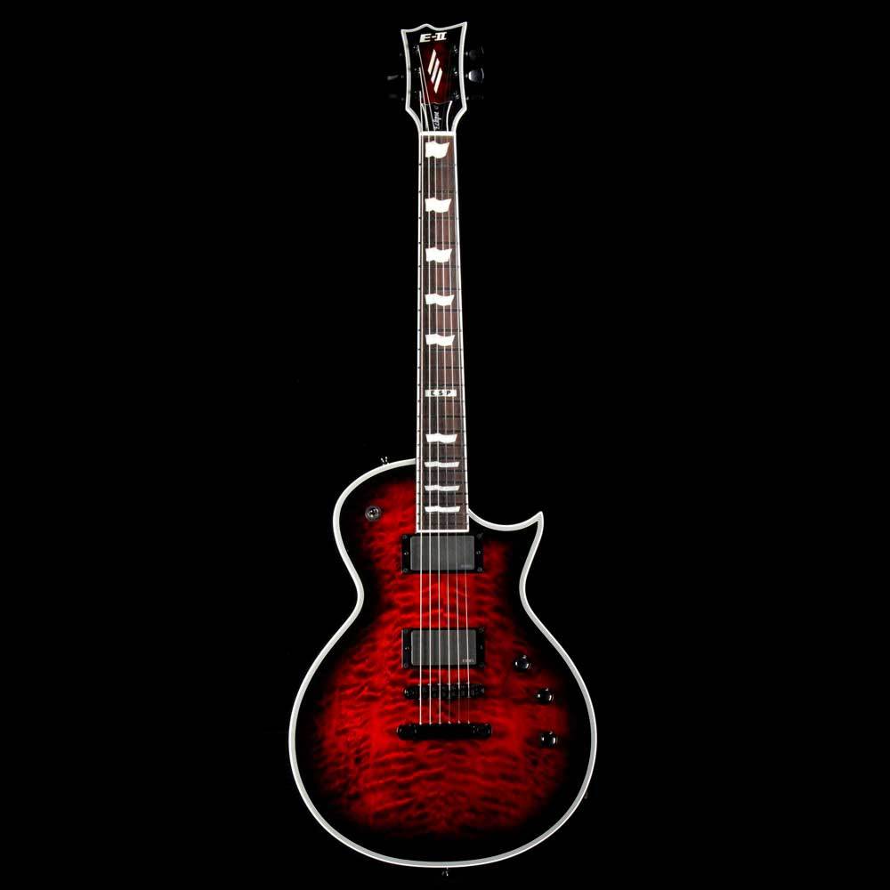 ESP E-II Eclipse QM Black Cherry Sunburst — 2