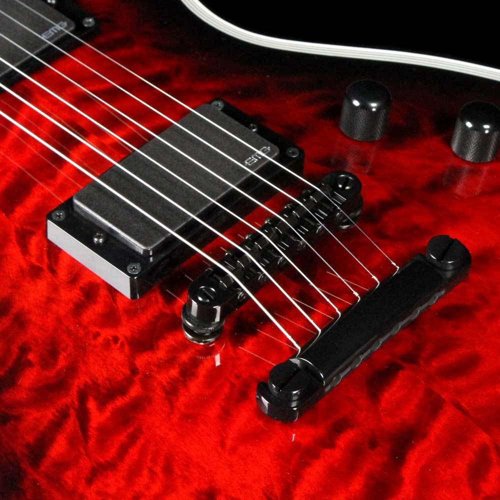 ESP E-II Eclipse QM Black Cherry Sunburst — 6