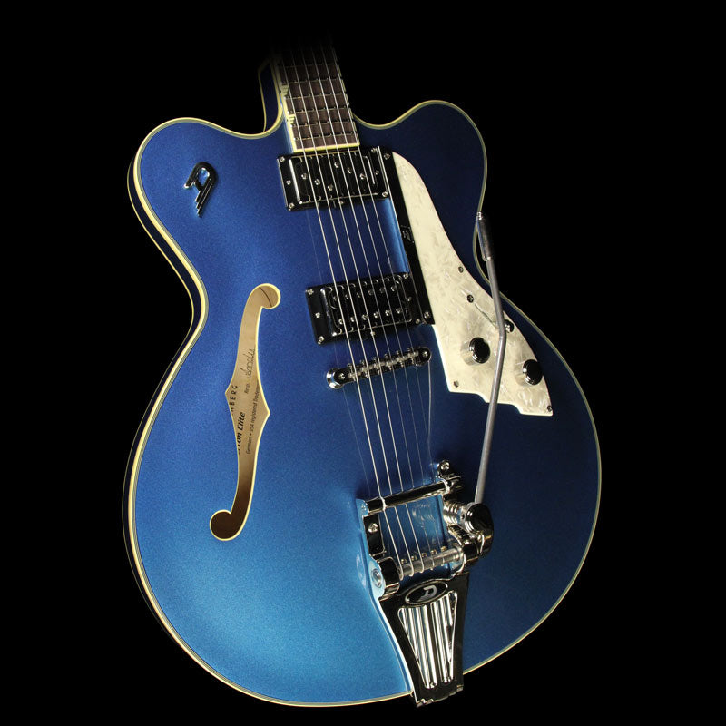 Used Duesenberg Fullerton Elite Catalina Electric Guitar Blue — 1