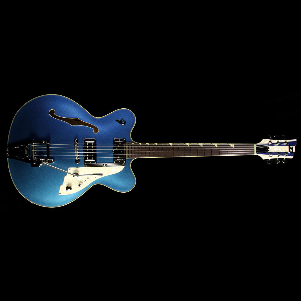 Used Duesenberg Fullerton Elite Catalina Electric Guitar Blue — 2