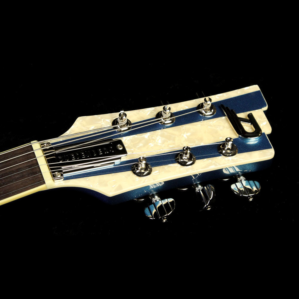 Used Duesenberg Fullerton Elite Catalina Electric Guitar Blue — 4