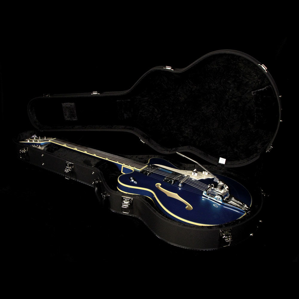 Used Duesenberg Fullerton Elite Catalina Electric Guitar Blue — 5