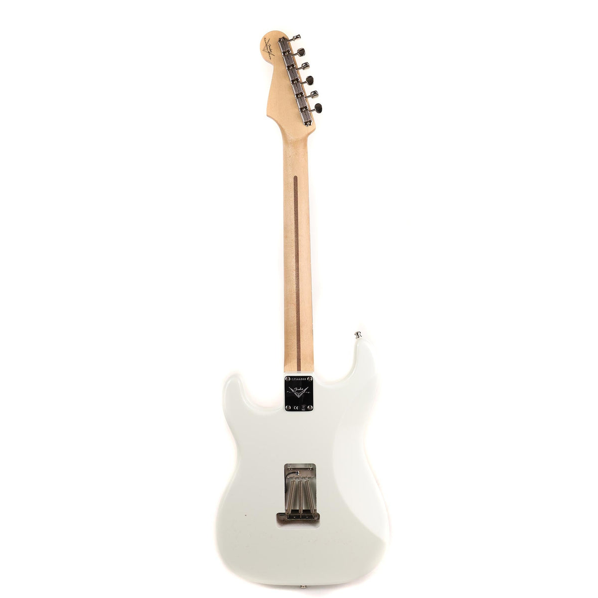 Fender Custom Shop Music Zoo Exclusive ZF Stratocaster NOS Electric Guitar Olympic White — 3