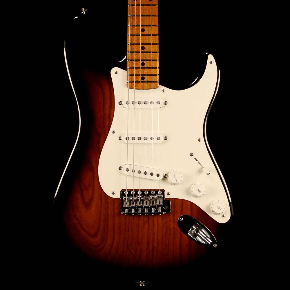 Fender Custom Shop 1955 Stratocaster Reissue Roasted Ash NOS 2-Tone Sunburst — 1