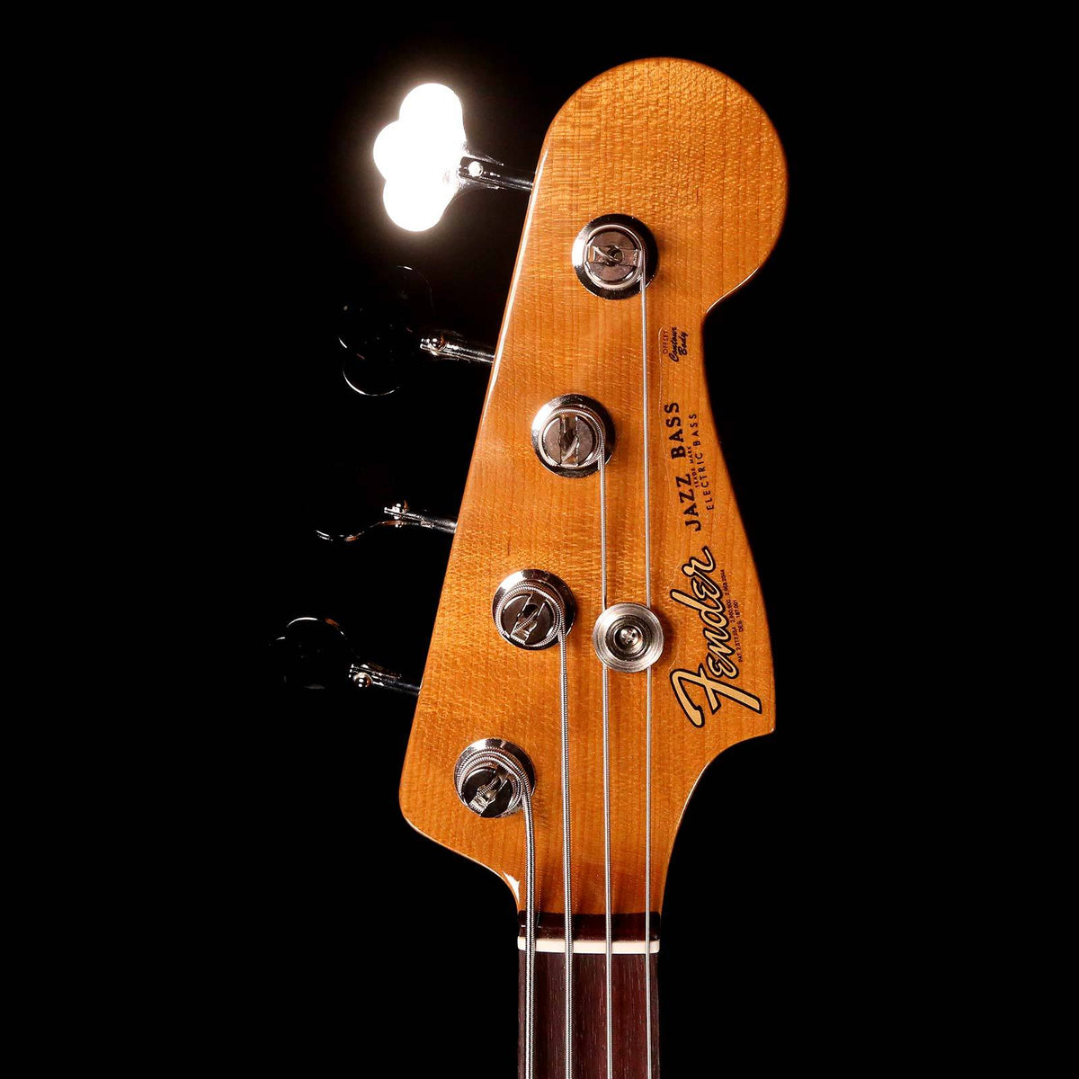 Fender Custom Shop 1964 Jazz Bass Roasted NOS Electric Bass Black — 4
