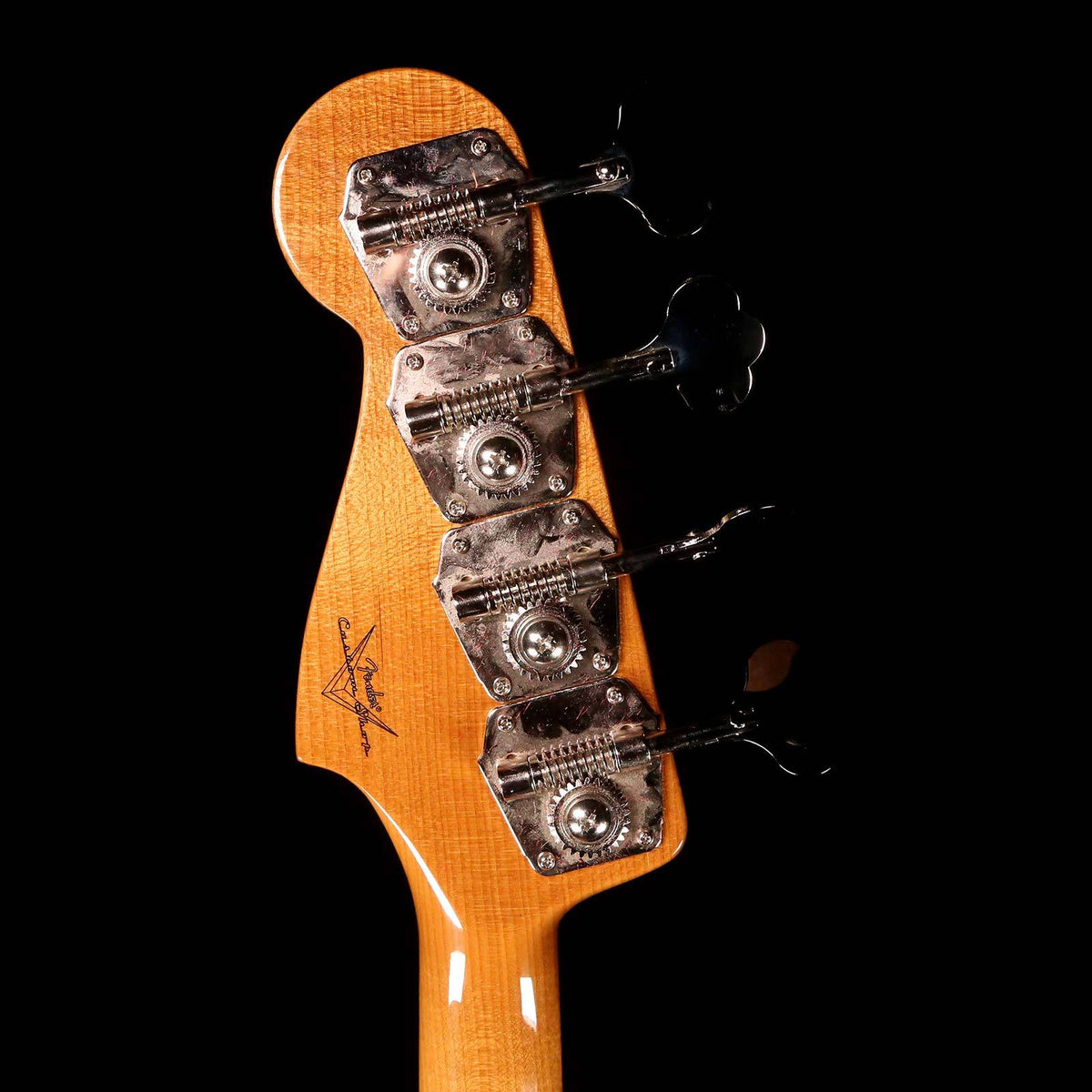 Fender Custom Shop 1964 Jazz Bass Roasted NOS Electric Bass Black — 5