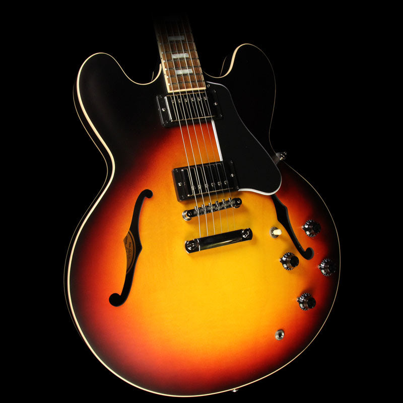Gibson Memphis ES-335 Satin Electric Guitar Sunset Burst — 1
