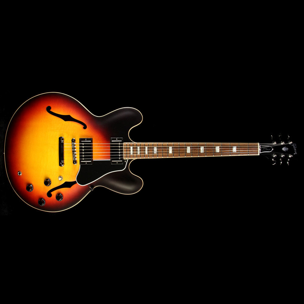 Gibson Memphis ES-335 Satin Electric Guitar Sunset Burst — 2