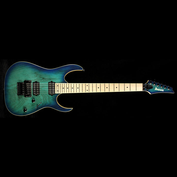 Used 2015 Ibanez RG Prestige RG652AHM Electric Guitar Nebula Green Burst