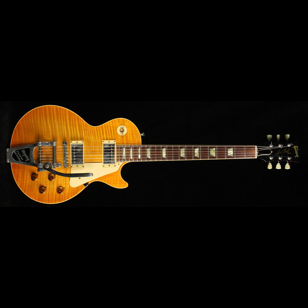 Used 1992 Gibson Les Paul Classic Electric Guitar Amber Burst — 2