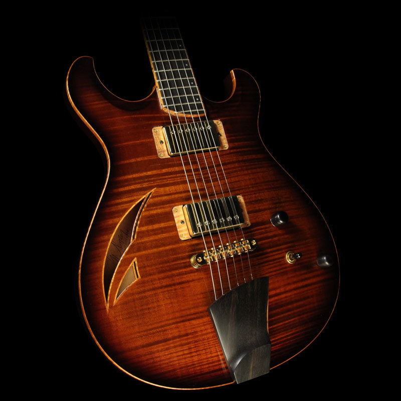 Used 2009 Artinger Semi-Hollow Electric Guitar Sunburst — 1