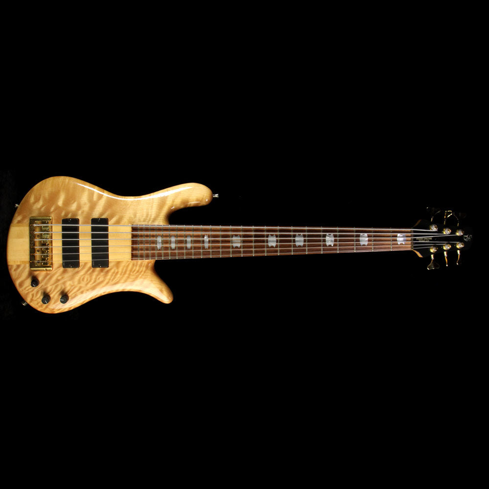 Used 1994 Spector NS-6 Neck-Thru Electric Bass Guitar Natural — 2