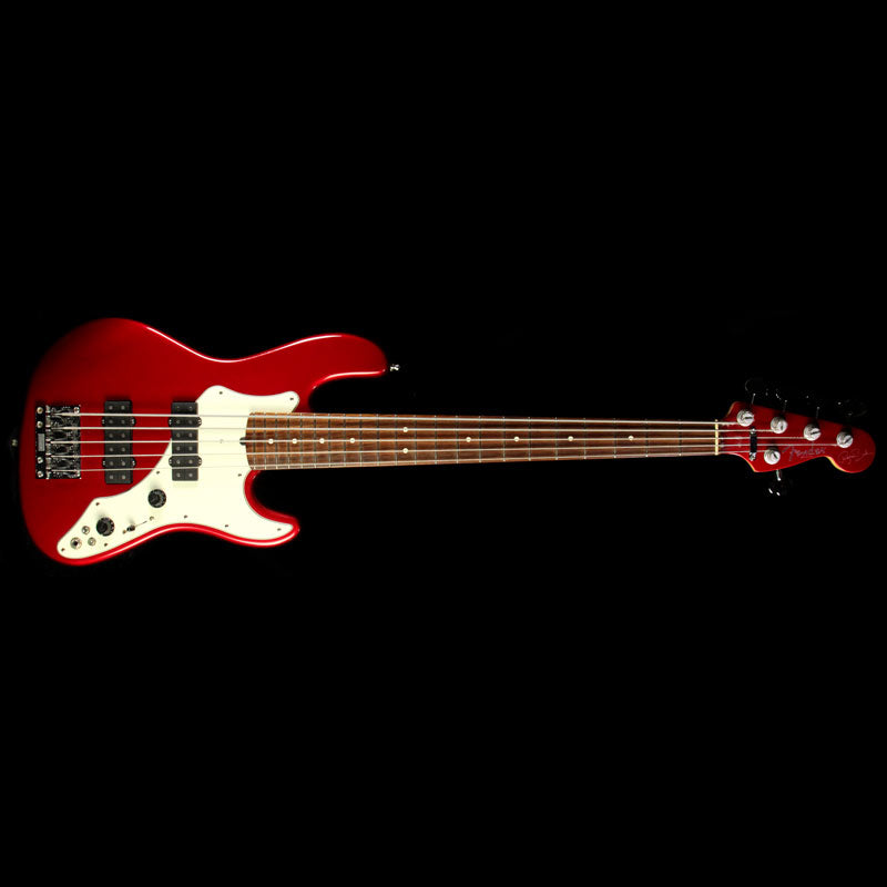 Used Fender USA Roscoe Beck V 5-String Jazz Bass Electric Bass Red — 2