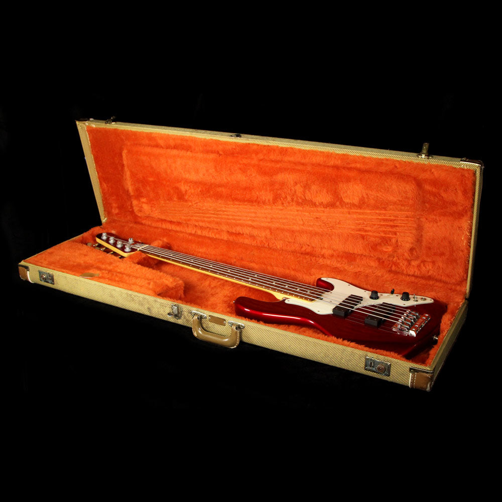 Used Fender USA Roscoe Beck V 5-String Jazz Bass Electric Bass Red — 5