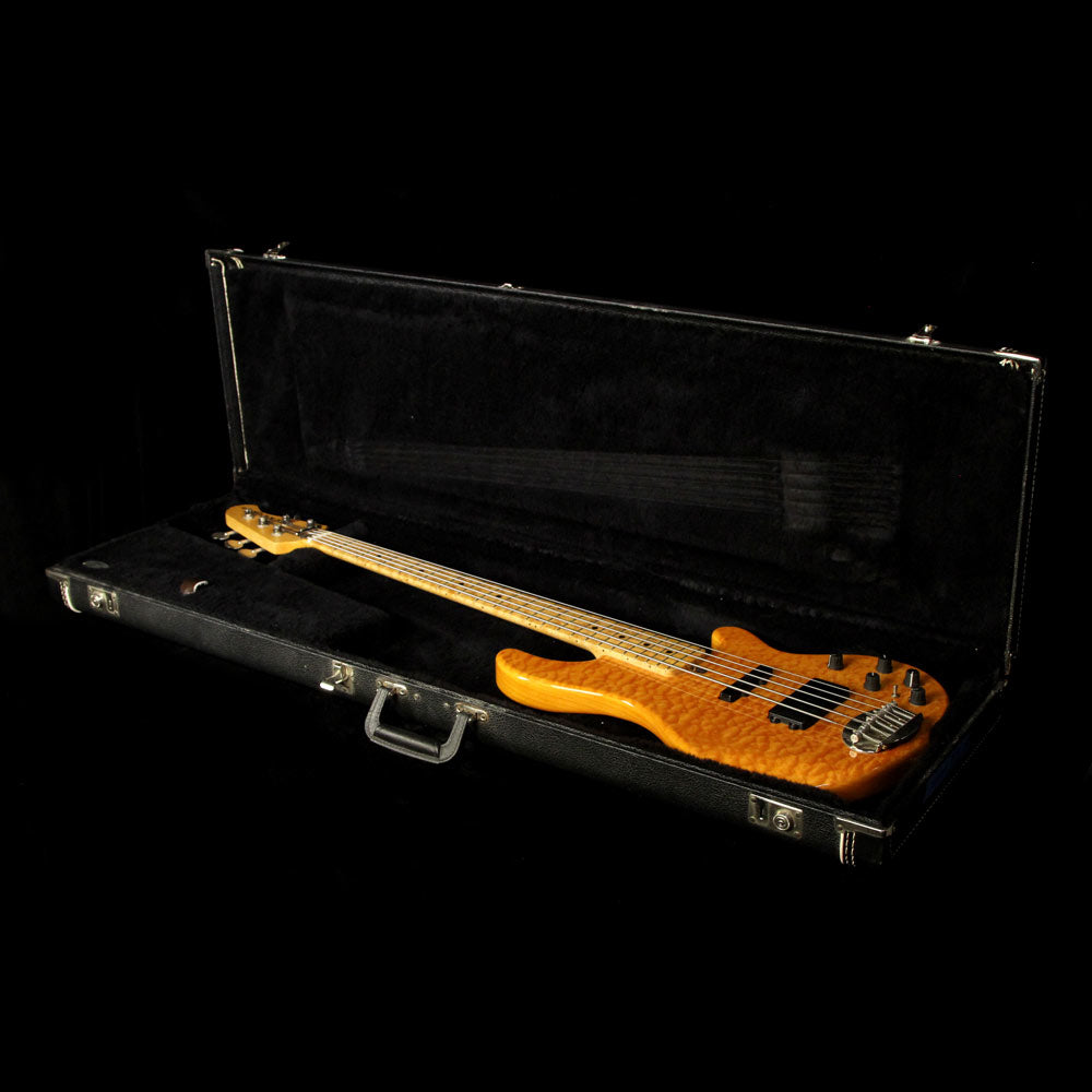 Used Lakland 55-94 5-String Electric Bass Guitar Amber — 8