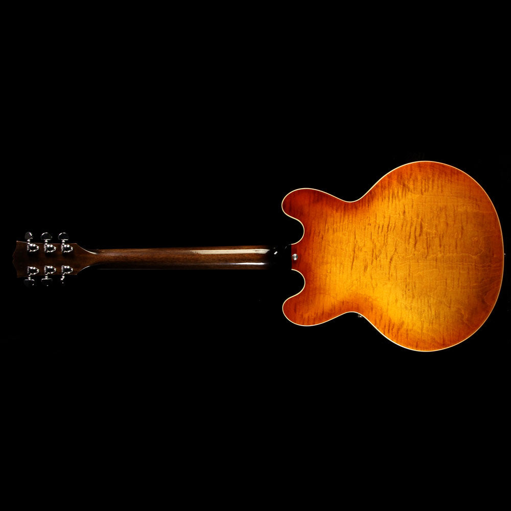 Used Gibson Memphis ES-335 Reissue Electric Guitar Figured Top Faded Lightburst — 3
