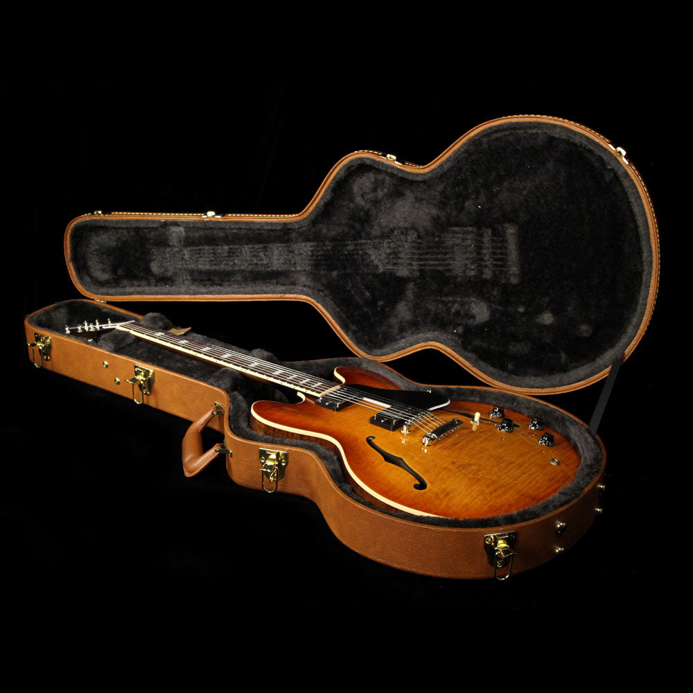 Used Gibson Memphis ES-335 Reissue Electric Guitar Figured Top Faded Lightburst — 7