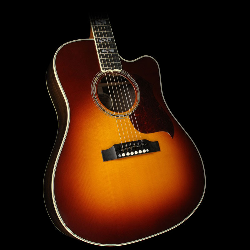 Used Gibson Montana Songwriter Cutaway Progressive Acoustic-Electric Guitar Autumn Burst — 1
