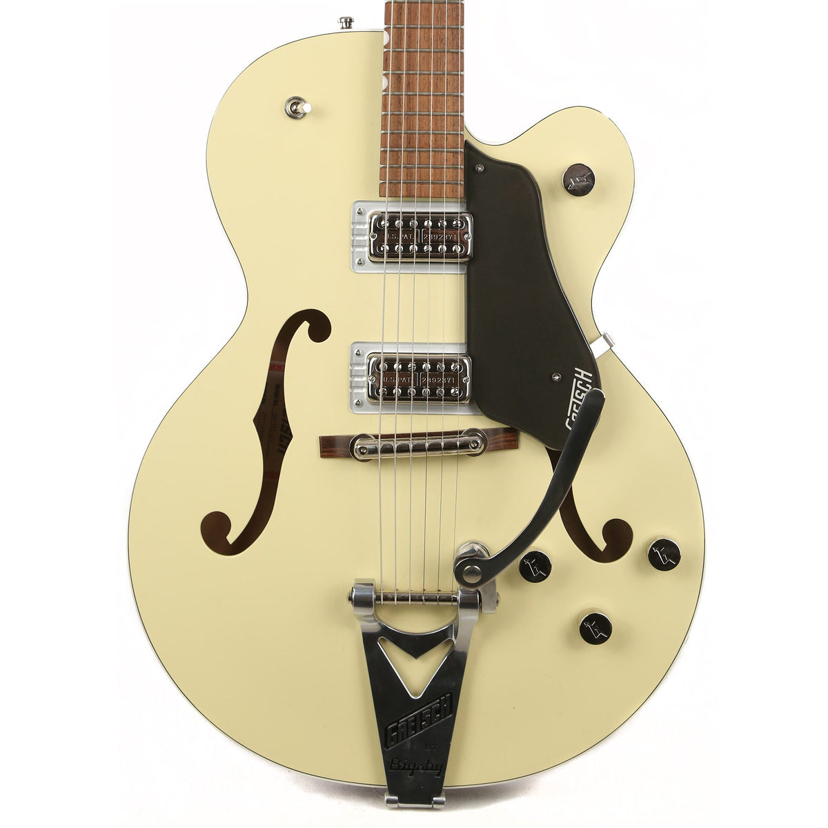Gretsch G6118T-LIV Players Edition Anniversary 2-Tone Lotus Ivory and Charcoal Metallic — 1