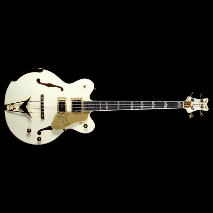 Gretsch G6136B-TP Tom Petersson Signature 4-String Falcon Bass Aged White