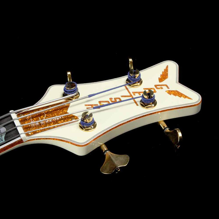 Gretsch G6136B-TP Tom Petersson Signature 4-String Falcon Bass Aged White