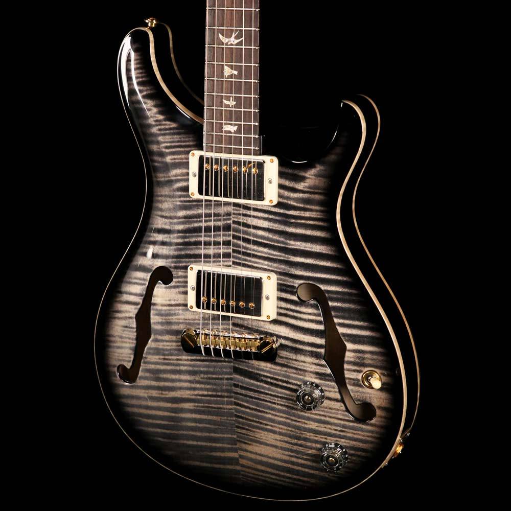 PRS Hollowbody II Ten-Top Electric Guitar Charcoal Burst — 6