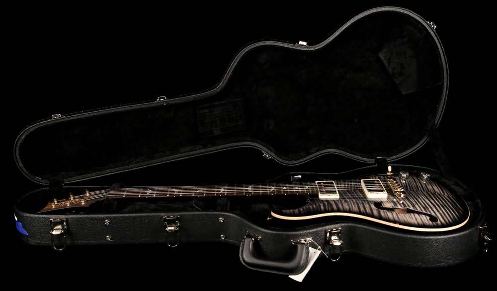 PRS Hollowbody II Ten-Top Electric Guitar Charcoal Burst — 7