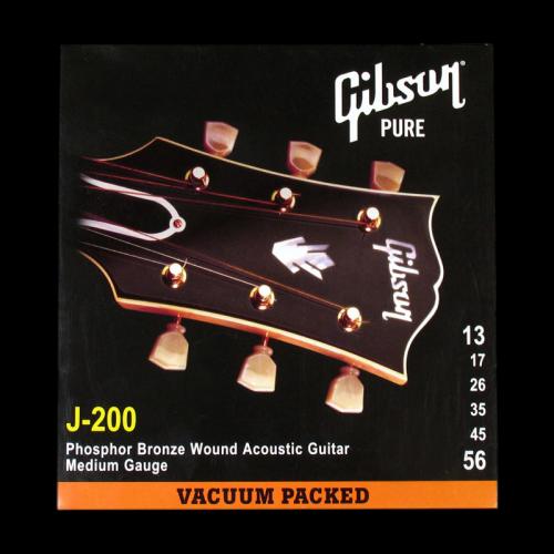 Gibson J-200 Acoustic Phosphor Bronze Strings (Medium 13-56)