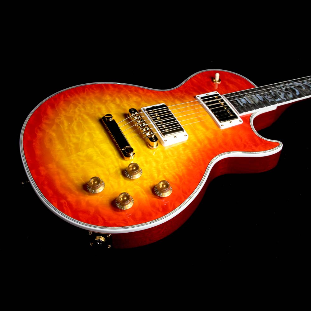 Gibson Custom Shop Les Paul Ultima Electric Guitar Heritage Cherry Sunburst — 5