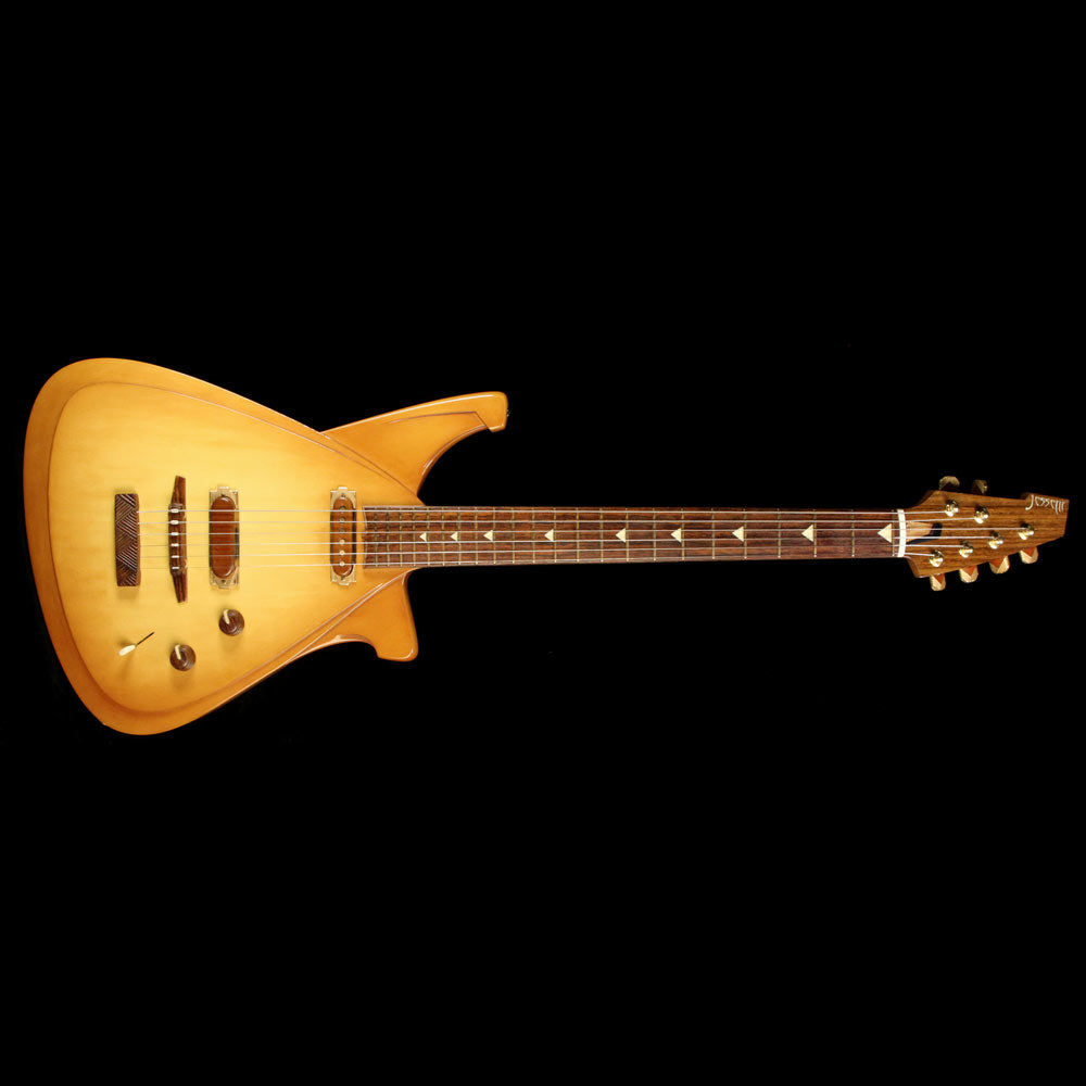 Used Jesselli Custom Solid Body Electric Guitar Creme Brulee Burst — 2