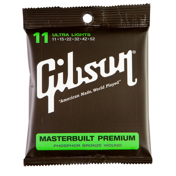 Gibson Masterbuilt Premium Acoustic Strings (Ultra Light 11-52)