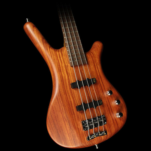 Warwick Pro Series Corvette Bubinga Electric Bass Guitar Natural Trans Satin