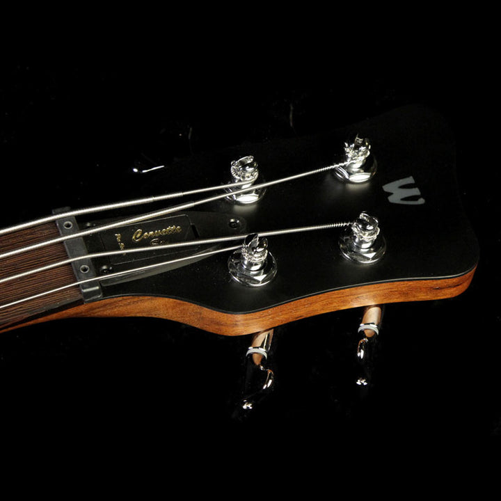 Warwick Pro Series Corvette Bubinga Electric Bass Guitar Natural Trans Satin