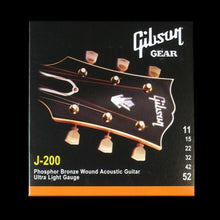 Gibson J-200 Acoustic Phosphor Bronze Strings (Ultra Light 11-52)