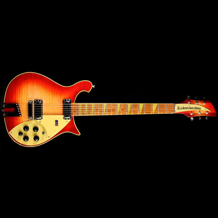 Used 2007 Rickenbacker 660/6 Electric Guitar Amber Fireglo