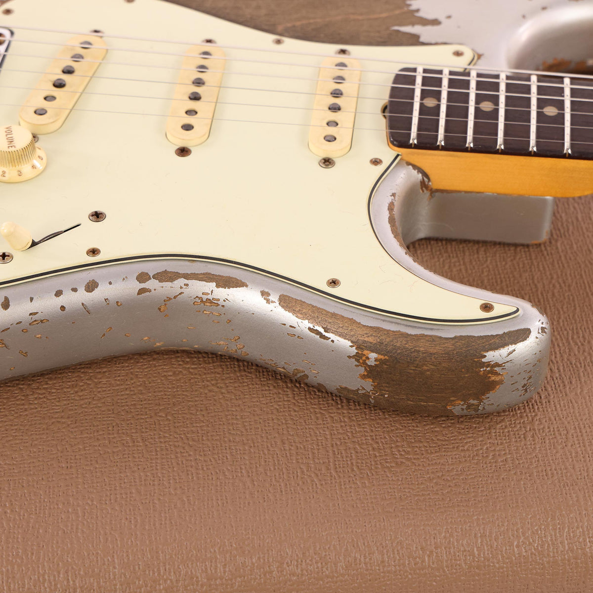 Fender Custom Shop '62 Stratocaster Ultimate Relic Masterbuilt Jason Smith Silver Primer — 10