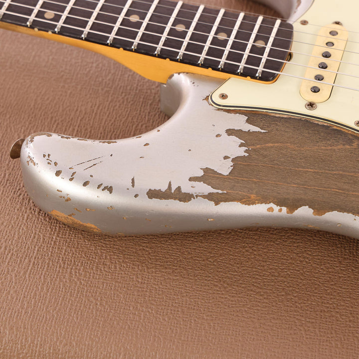 Fender Custom Shop '62 Stratocaster Ultimate Relic Masterbuilt Jason Smith Silver Primer