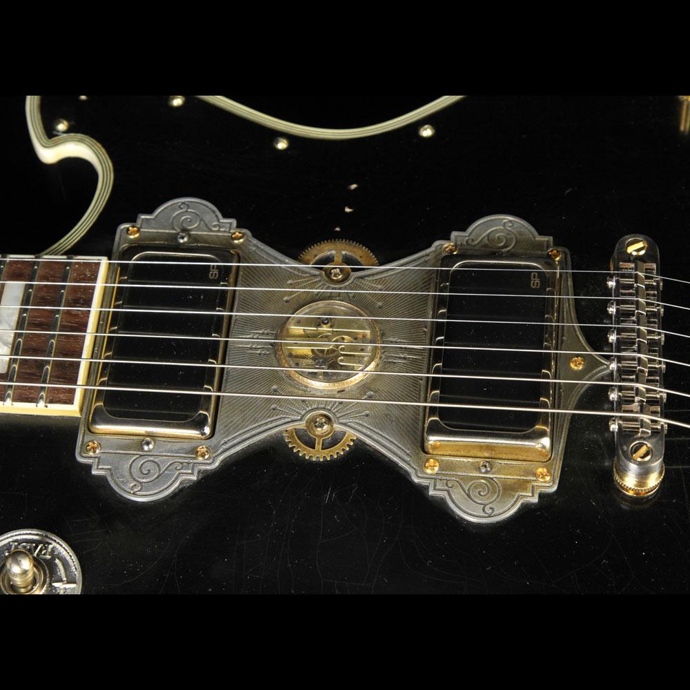 Wild Custom Guitars Baroness Steampunk II Electric Guitar Relic Black — 5