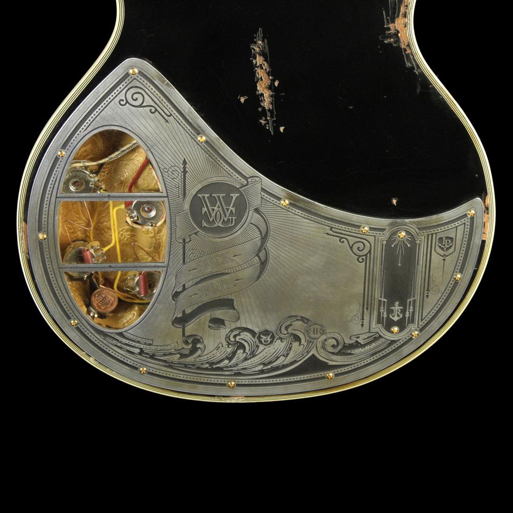 Wild Custom Guitars Baroness Steampunk II Electric Guitar Relic Black — 7